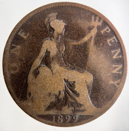 1899 Victoria One Penny Coin | Collectable Grade
