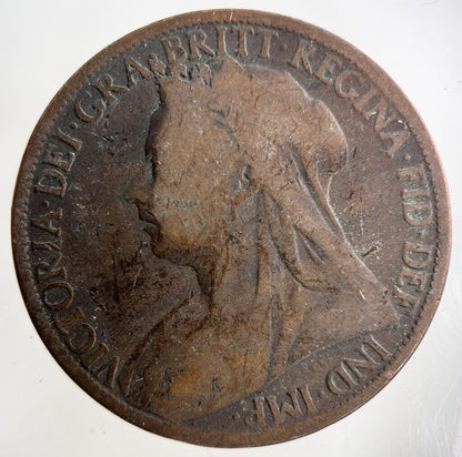 1899 Victoria One Penny Coin | Collectable Grade