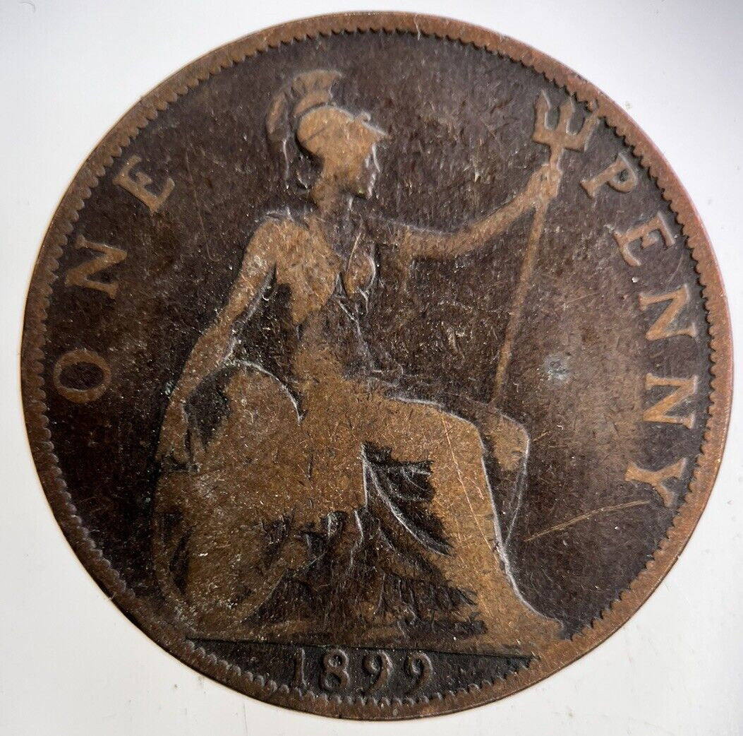 1899 Victoria One Penny Coin | Collectable Grade
