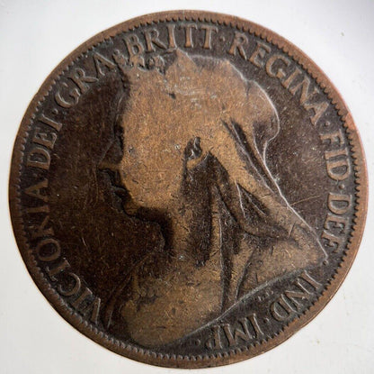 1899 Victoria One Penny Coin | Collectable Grade