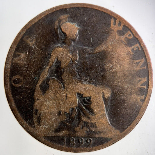 1899 Victoria One Penny Coin | Collectable Grade