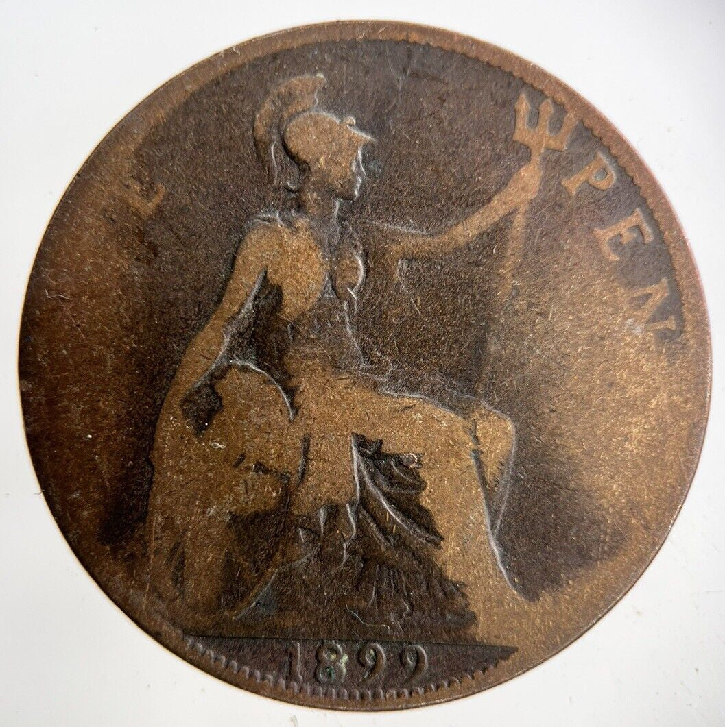 1899 Victoria One Penny Coin | Collectable Grade