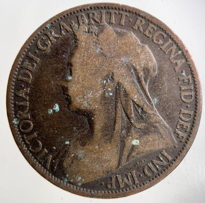 1899 Victoria One Penny Coin | Collectable Grade
