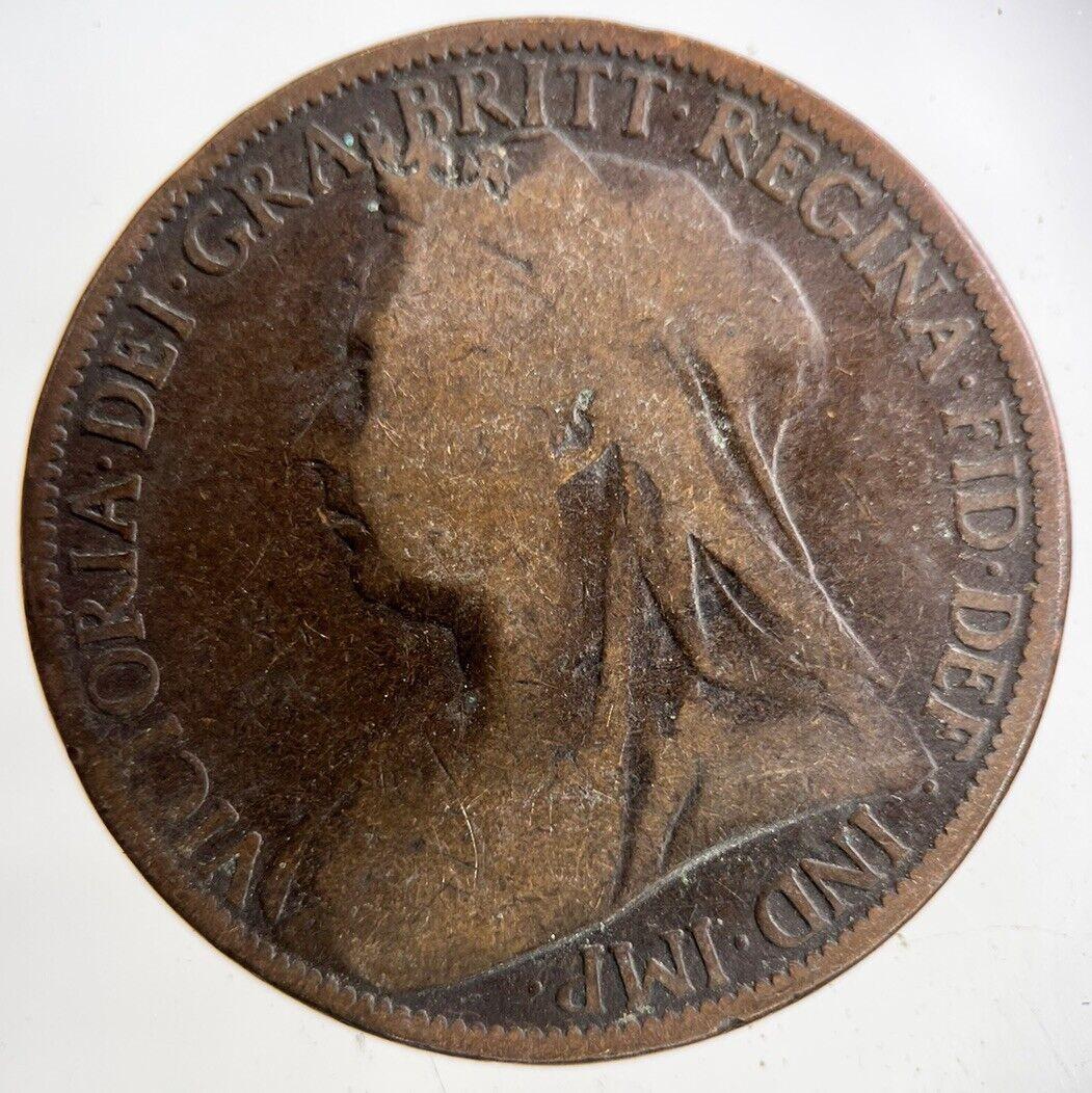 1899 Victoria One Penny Coin | Collectable Grade