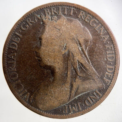 1899 Victoria One Penny Coin | Collectable Grade