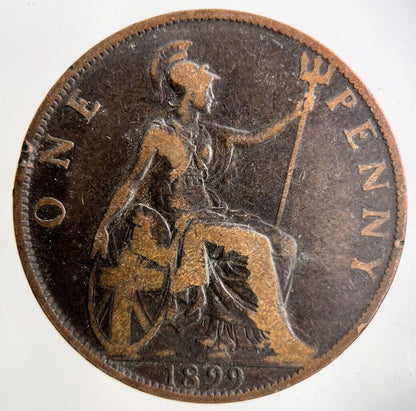 1899 Victoria One Penny Coin | Collectable Grade