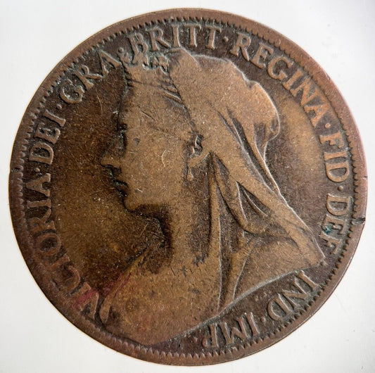 1899 Victoria One Penny Coin | Collectable Grade