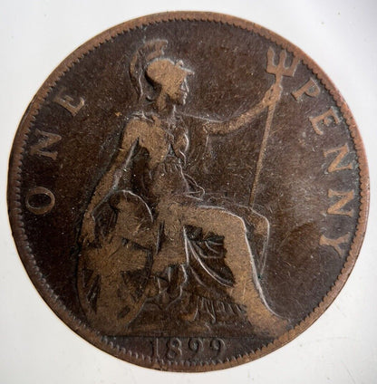 1899 Victoria One Penny Coin | Collectable Grade