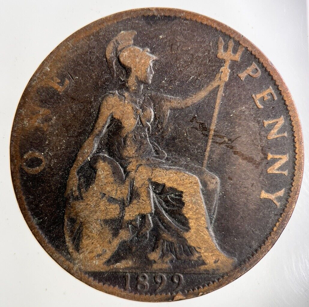 1899 Victoria One Penny Coin | Collectable Grade