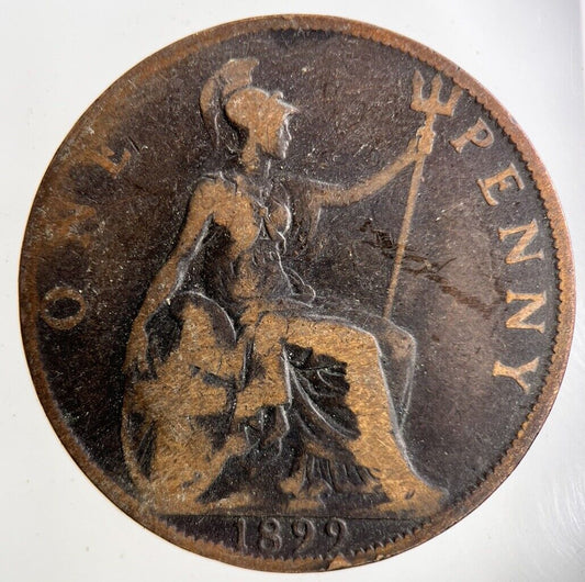 1899 Victoria One Penny Coin | Collectable Grade