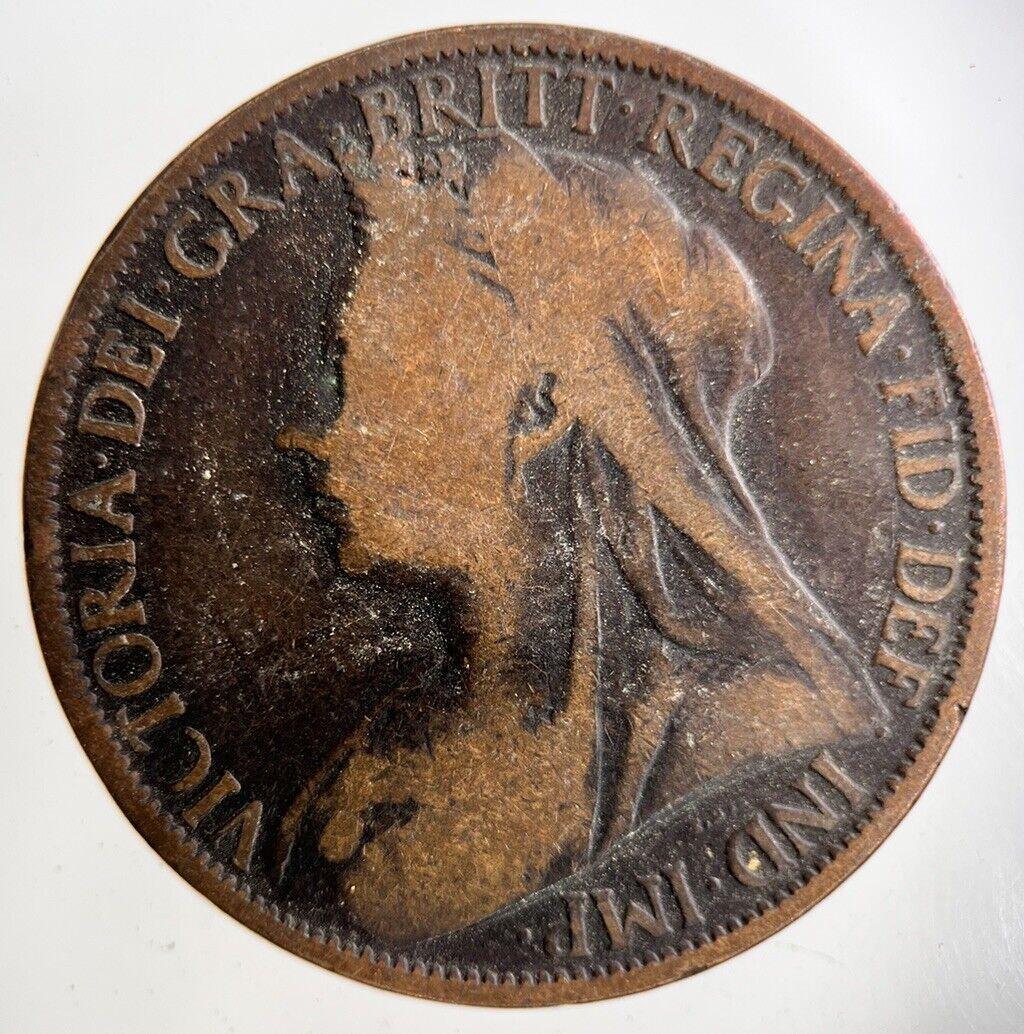 1899 Victoria One Penny Coin | Collectable Grade