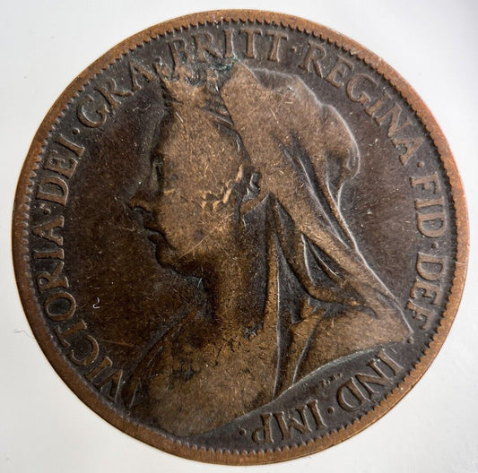 1899 Victoria One Penny Coin | Collectable Grade