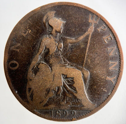 1899 Victoria One Penny Coin | Collectable Grade