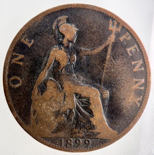 1899 Victoria One Penny Coin | Collectable Grade