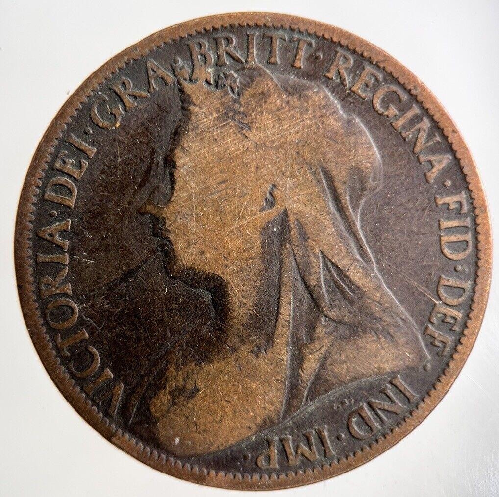 1899 Victoria One Penny Coin | Collectable Grade