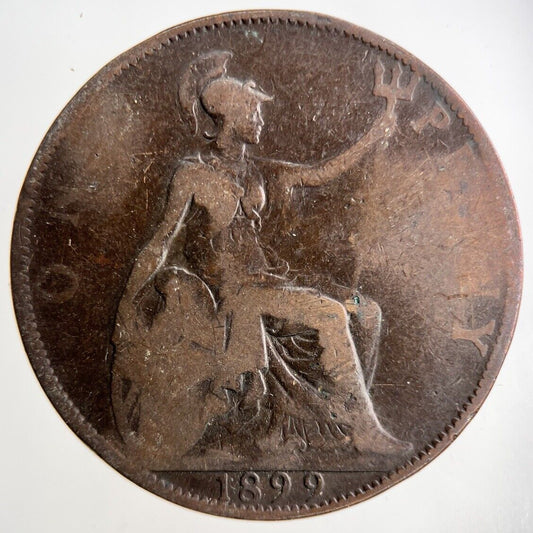 1899 Victoria One Penny Coin | Collectable Grade