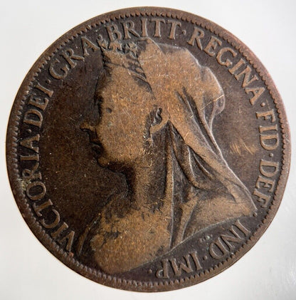 1899 Victoria One Penny Coin | Collectable Grade
