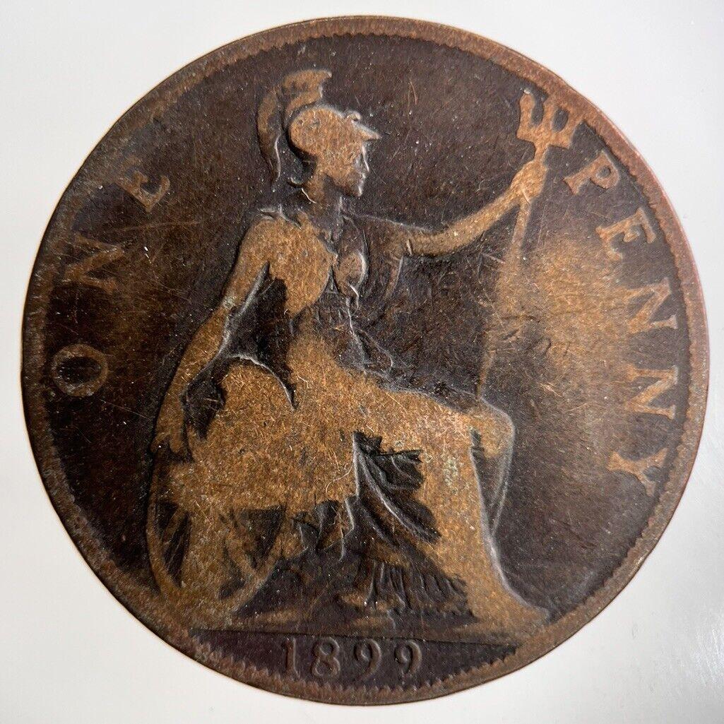 1899 Victoria One Penny Coin | Collectable Grade