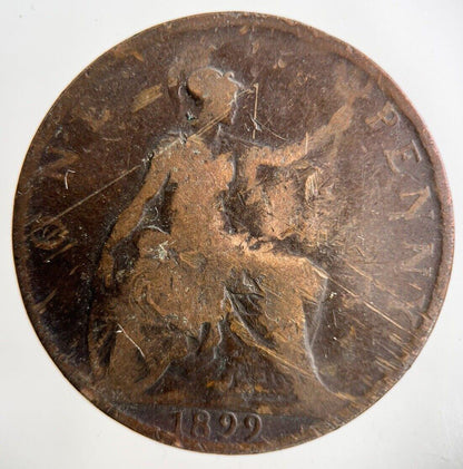 1899 Victoria One Penny Coin | Collectable Grade