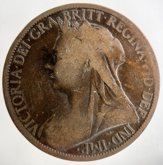 1899 Victoria One Penny Coin | Collectable Grade