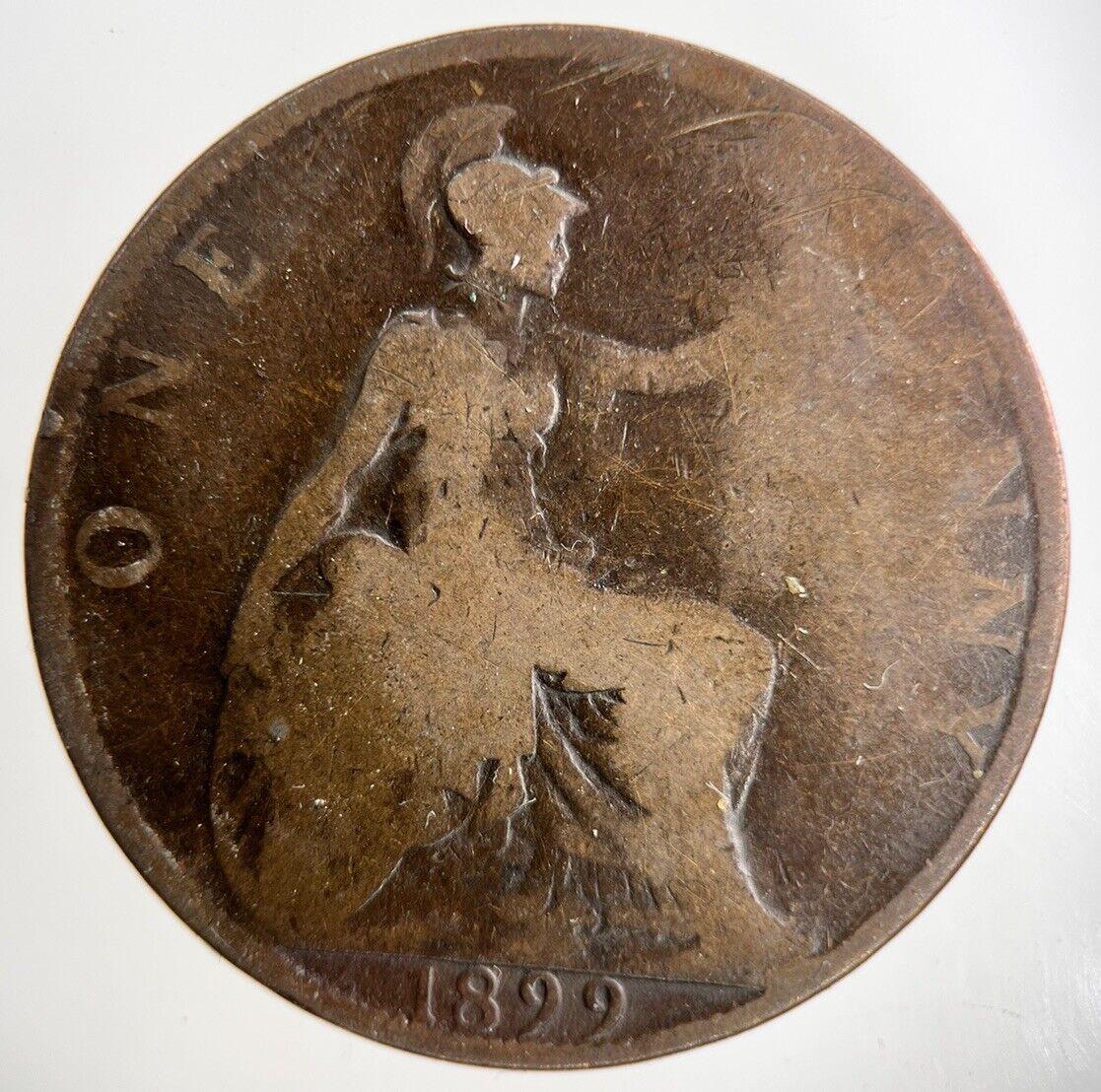 1899 Victoria One Penny Coin | Collectable Grade