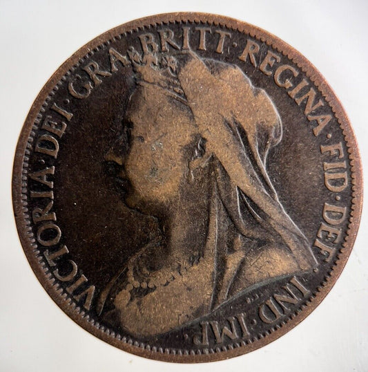 1899 Victoria One Penny Coin | Collectable Grade