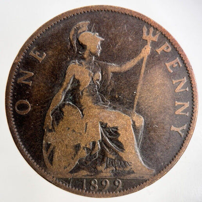 1899 Victoria One Penny Coin | Collectable Grade