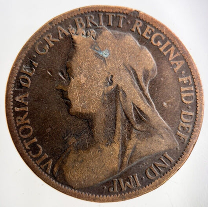 1899 Victoria One Penny Coin | Collectable Grade