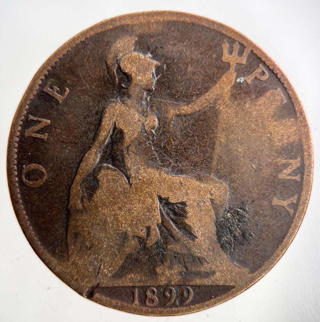 1899 Victoria One Penny Coin | Collectable Grade