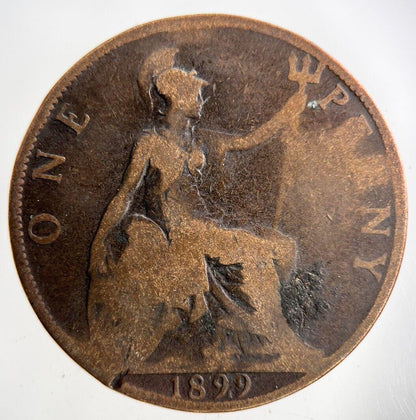 1899 Victoria One Penny Coin | Collectable Grade