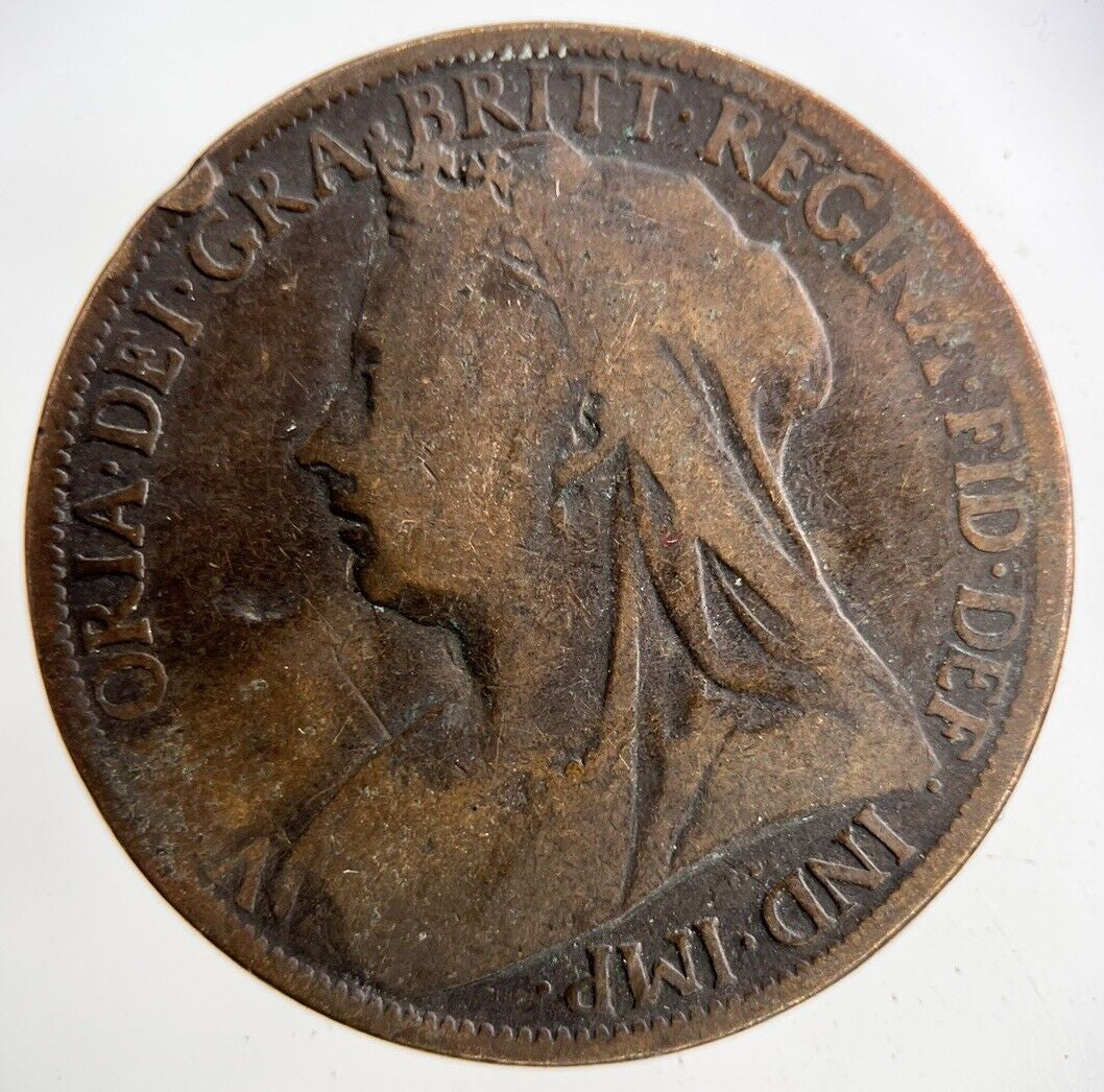 1899 Victoria One Penny Coin | Collectable Grade