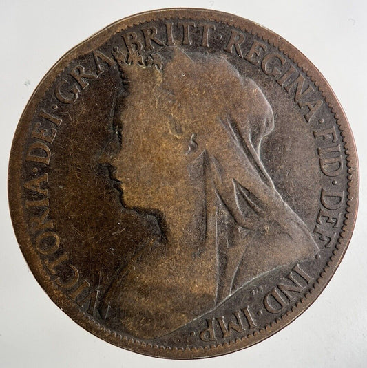 1899 Victoria One Penny Coin | Collectable Grade