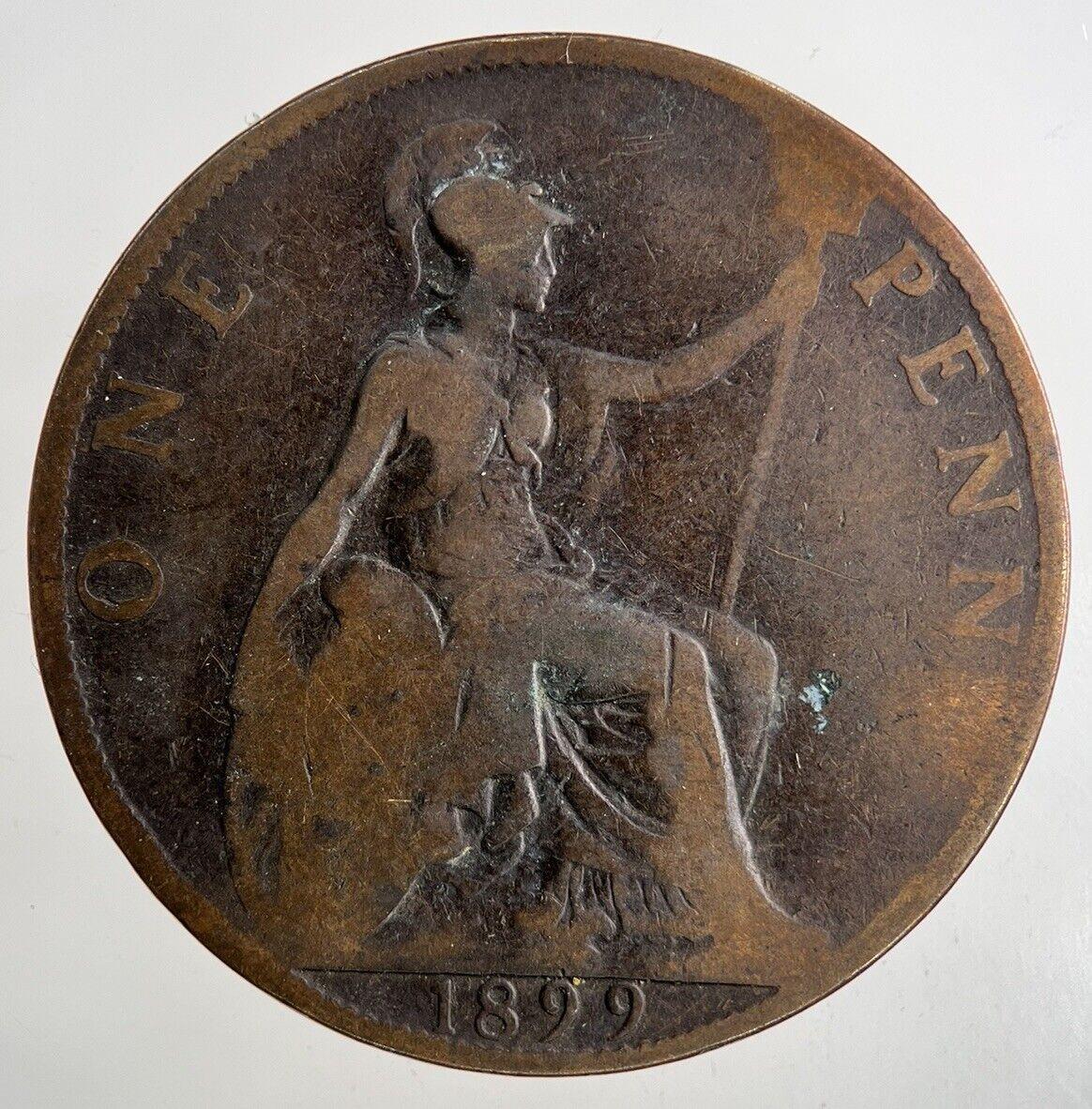 1899 Victoria One Penny Coin | Collectable Grade