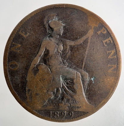 1899 Victoria One Penny Coin | Collectable Grade
