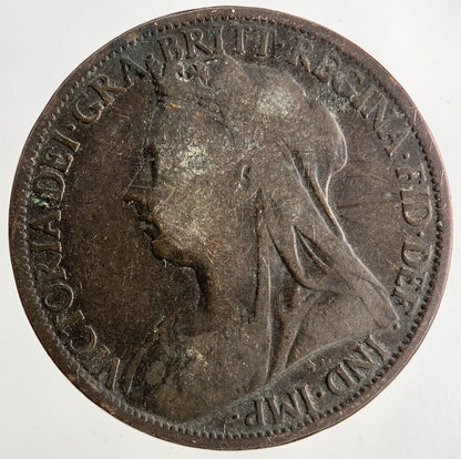 1899 Victoria One Penny Coin | Collectable Grade