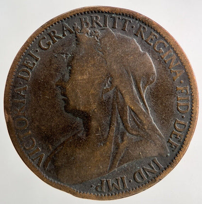 1899 Victoria One Penny Coin | Collectable Grade