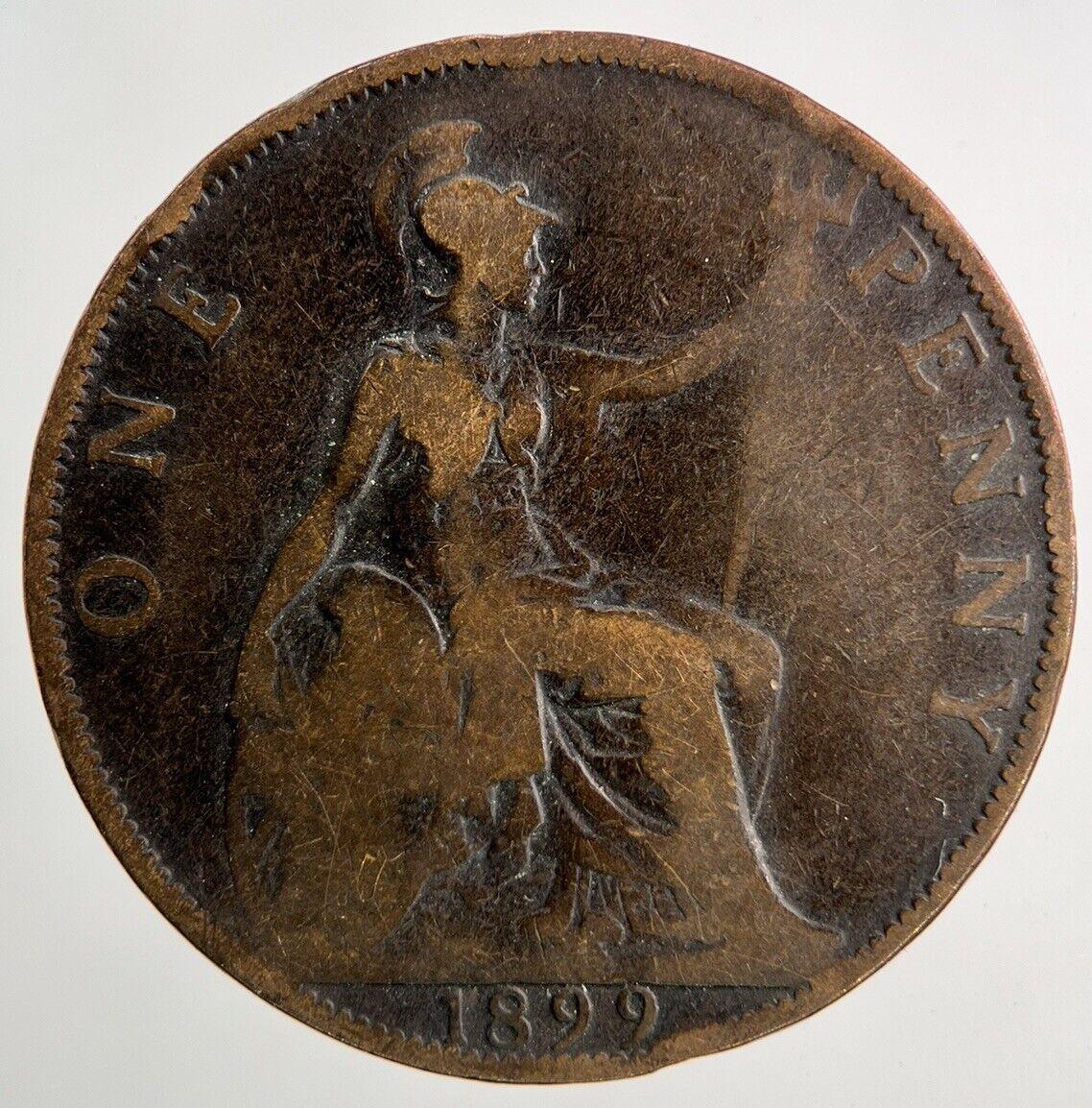 1899 Victoria One Penny Coin | Collectable Grade