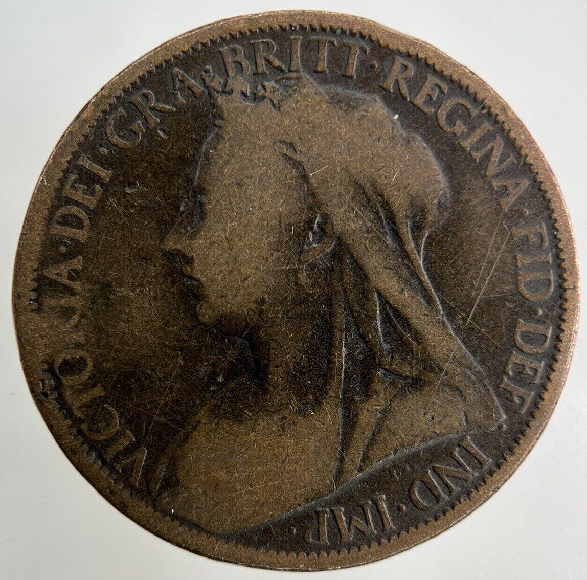 1899 Victoria One Penny Coin | Collectable Grade