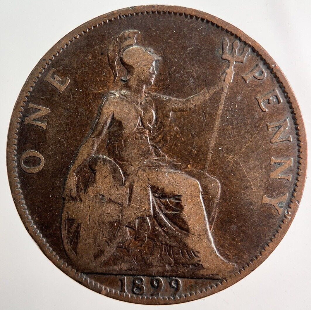 1899 Victoria One Penny Coin | Collectable Grade