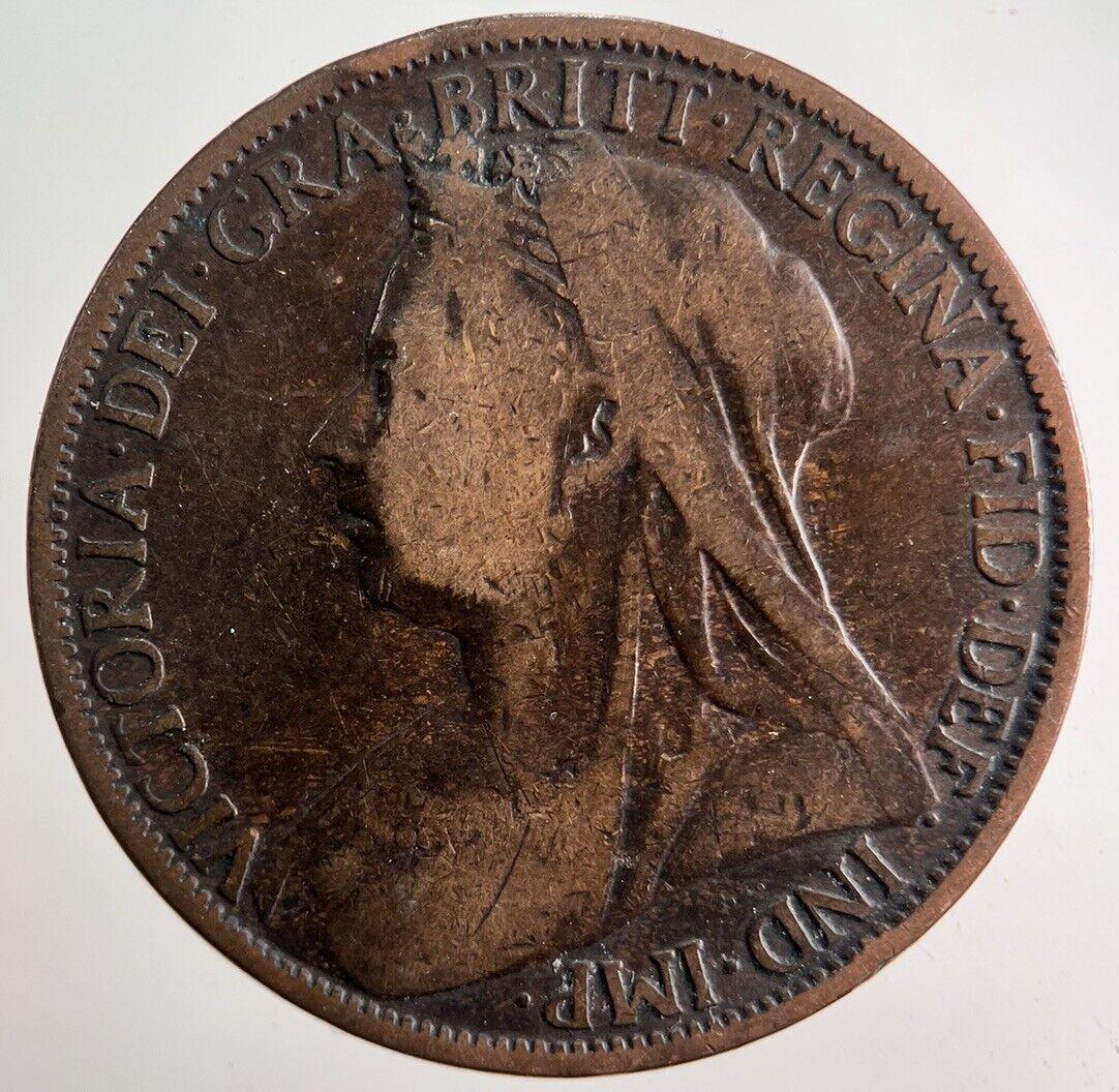 1899 Victoria One Penny Coin | Collectable Grade