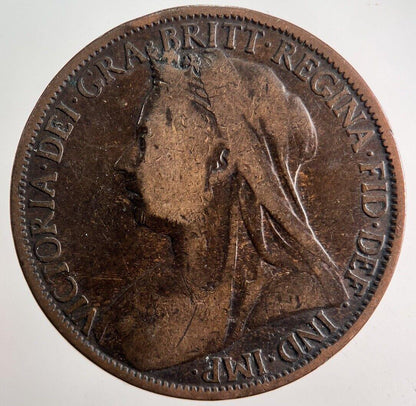 1899 Victoria One Penny Coin | Collectable Grade