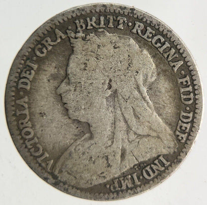 1899 Victoria Threepence Silver Coin | Collectable Grade