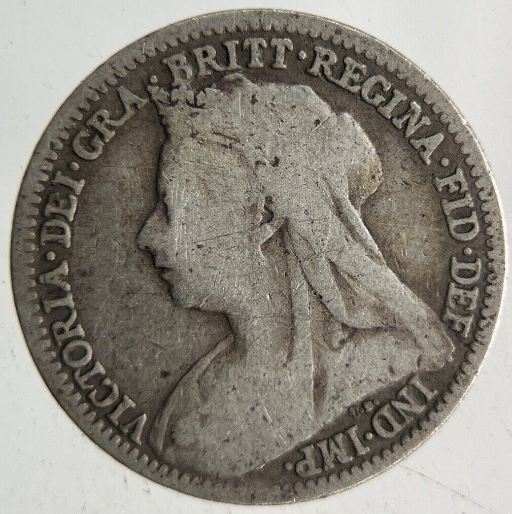1899 Victoria Threepence Silver Coin | Collectable Grade
