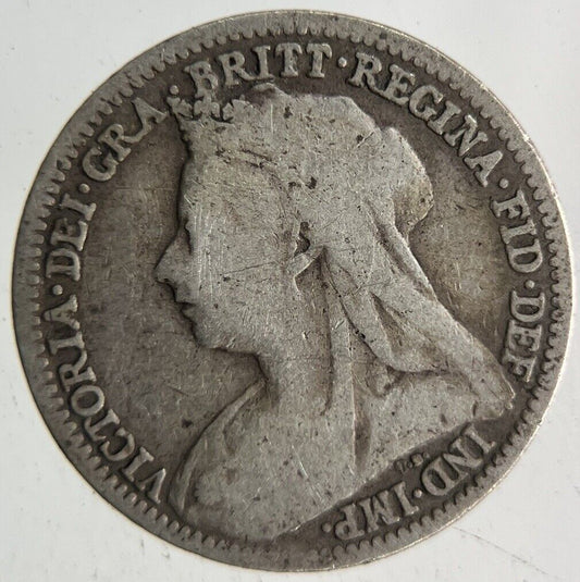 1899 Victoria Threepence Silver Coin | Collectable Grade