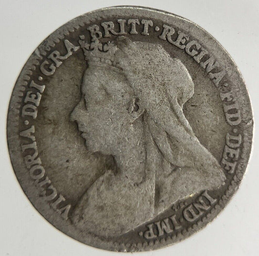 1899 Victoria Threepence Silver Coin | Collectable Grade