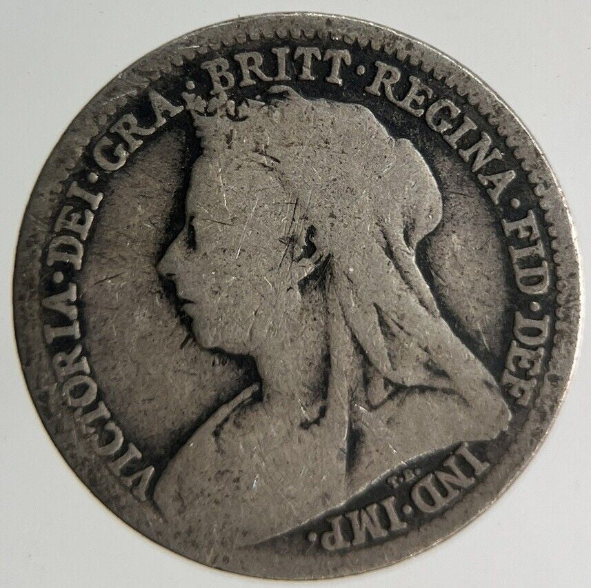 1899 Victoria Threepence Silver Coin | Collectable Grade
