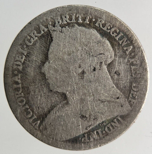 1899 Victoria Threepence Silver Coin | Collectable Grade