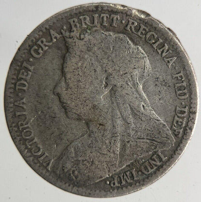 1899 Victoria Threepence Silver Coin | Collectable Grade