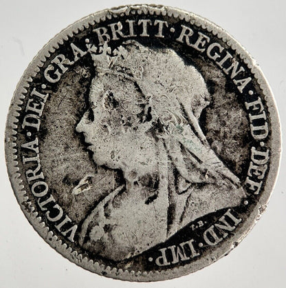 1899 Victoria Sixpence Silver Coin | Collectable Grade | a8197