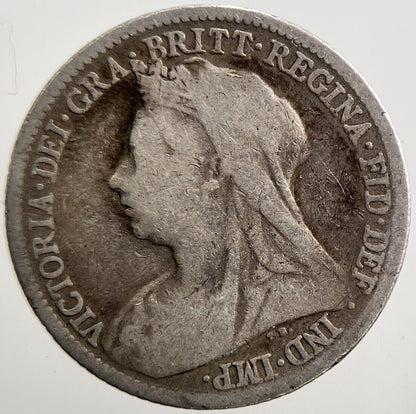 1899 Victoria Sixpence Silver Coin | Collectable Grade | a3818